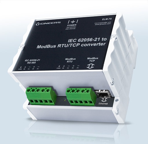 IEC 62056-21 converter to Modbus